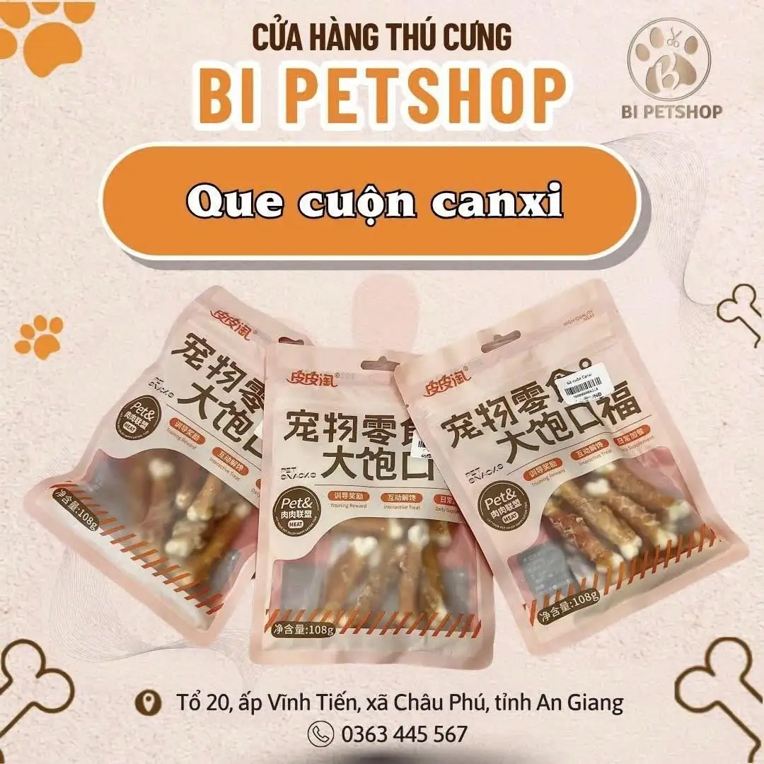 Que Gặm Canxi