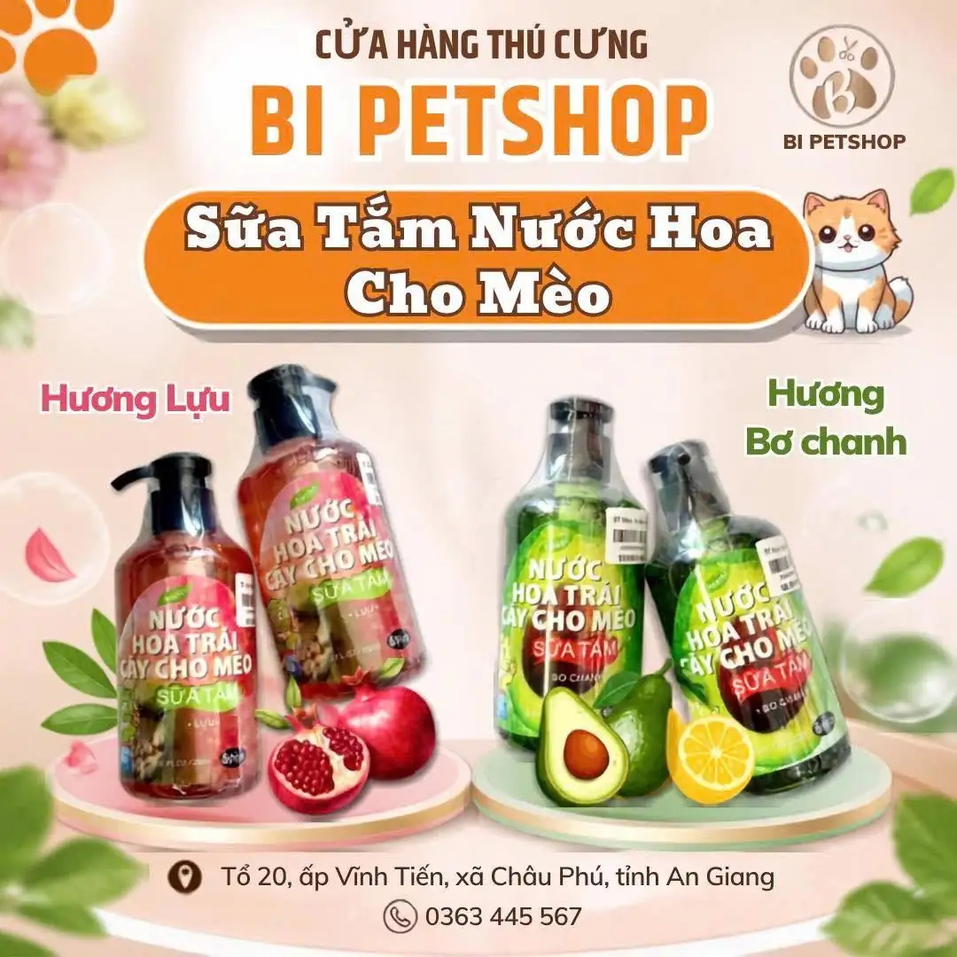 Sữa Tắm Nước Hoa Chó Mèo